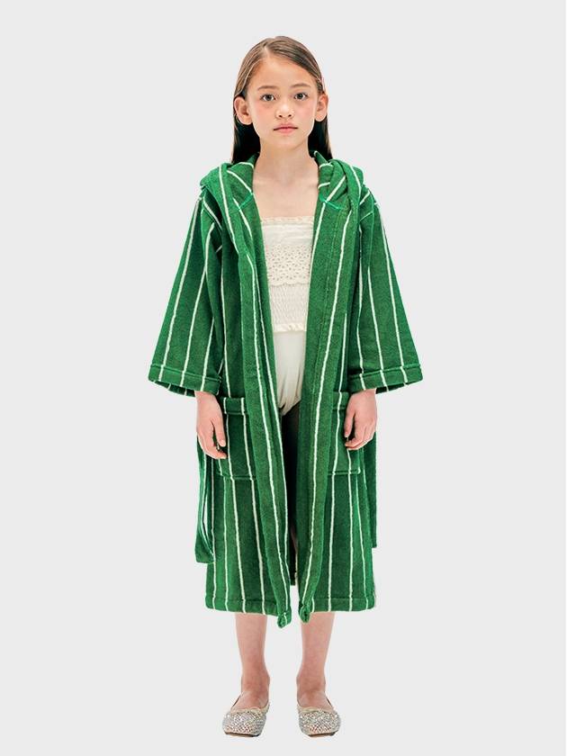 Terry Kids Robe Green Pin - PILY PLACE - BALAAN 1