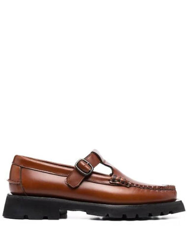 Albu T-Bar Loafers Brown - HEREU - BALAAN 1