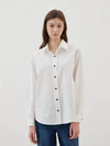 Button basic oxford shirt white - LESEIZIEME - BALAAN 1