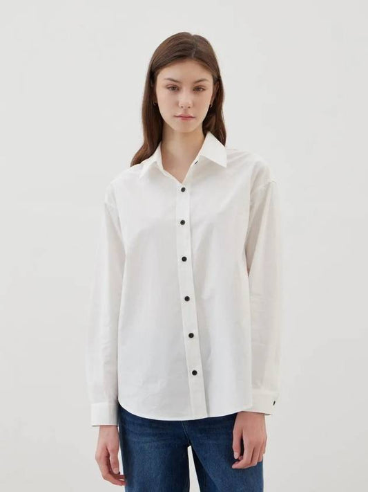 Button basic oxford shirt white - LESEIZIEME - BALAAN 2