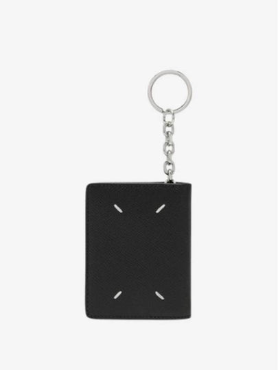 Stitch Keyring Card Wallet Black - MAISON MARGIELA - BALAAN 2