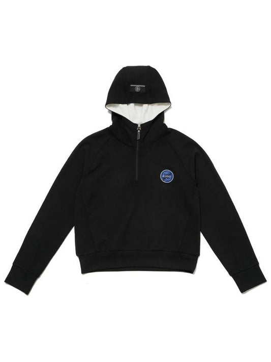 Wapen point half zip up hoodie BK - BLUDOT - BALAAN 2