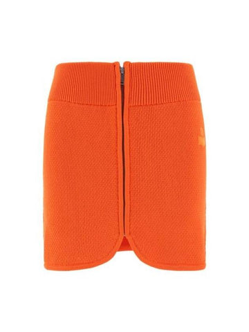 Short Skirt JU0102FAA3L62E 70VE VERMILION - ISABEL MARANT ETOILE - BALAAN 1