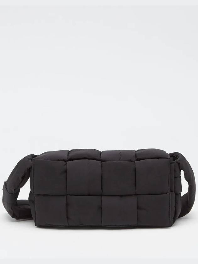 Padding Tech Medium Cassette Cross Bag Black - BOTTEGA VENETA - BALAAN 3