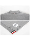 RWB Pocket Interlock Cotton Short Sleeve Polo Shirt Grey - THOM BROWNE - BALAAN 6