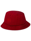 Nylon Metal Econyl Regenerated Nylon Bucket Hat Red - STONE ISLAND - BALAAN 2