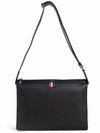 4-Bar Leather Shoulder Bag Black - THOM BROWNE - BALAAN 2