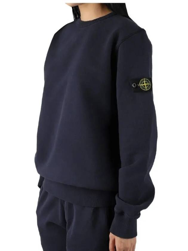 Kids Wappen Patch Navy Sweatshirt 751661340 V0020 - STONE ISLAND - BALAAN 3