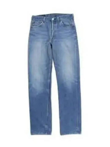 REDONE High Rise Stove Pipe Denim Pants Indigo 1076STVCINDIGO - RE/DONE - BALAAN 1