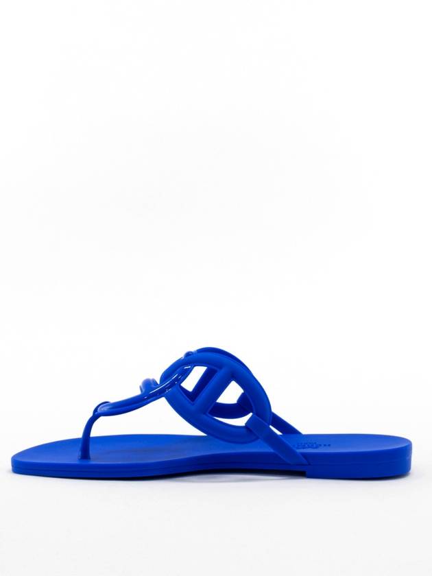 Egeri Sandals Blue Zori Slippers EU37 H221001Z - HERMES - BALAAN 4