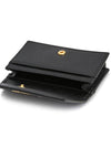 Saffiano Metal Logo Card Wallet Black - PRADA - BALAAN 5