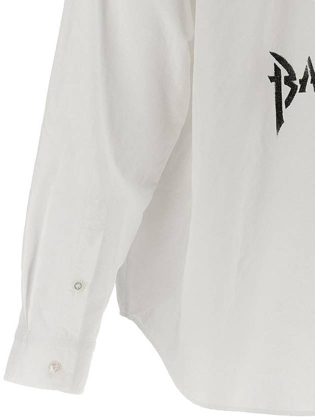 Balenciaga Logo Print Shirt - BALENCIAGA - BALAAN 4