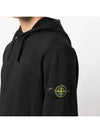 Wappen Patch Classic Fleece Hoodie Black - STONE ISLAND - BALAAN 7