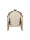 Cotton Canvas Bomber Jacket Beige - DIOR - BALAAN 2