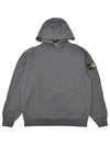 Compass Badge Cotton Hoodie Dark Grey - STONE ISLAND - BALAAN 2