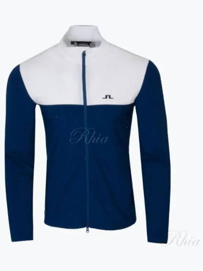 Banks Mid Layer Zip-Up Jacket Estate Blue - J.LINDEBERG - BALAAN 2