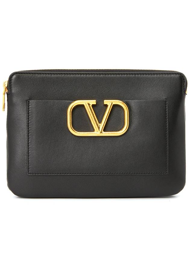 P0Y26VNL 0NO Women s Clutch Pouch Bag - VALENTINO - BALAAN 1