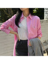 Men Women Pony Logo Gingham Check Long Sleeve Shirt Pink 710929342004 - POLO RALPH LAUREN - BALAAN 6