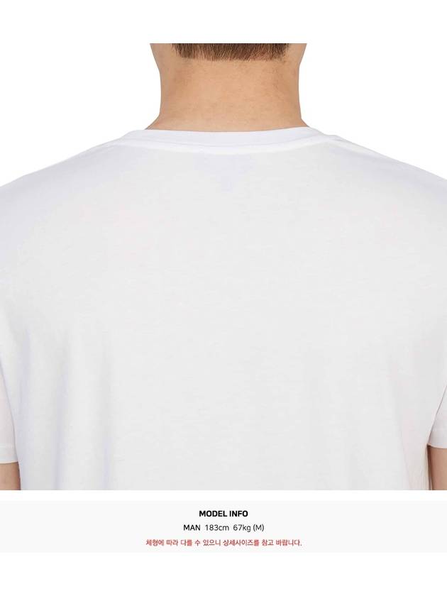 Men's VPC Logo Short Sleeve T-Shirt White - A.P.C. - BALAAN 8