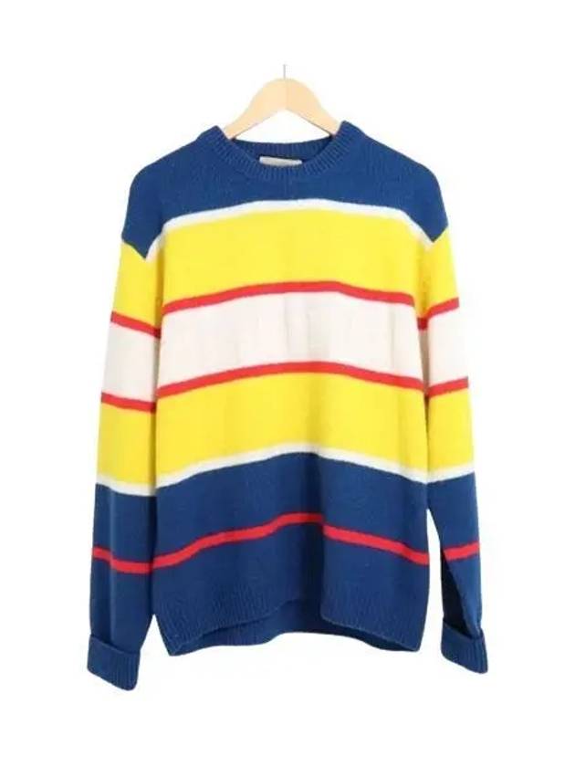 Striped Wool Knit Knit Top - GUCCI - BALAAN 2