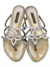 Smith Market Metallic Sandals Women s Shoes - LOUIS VUITTON - BALAAN 4