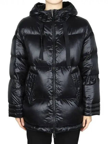 Women s Hooded Down Padded Jacket Black PI001952D 12017Z 9300 1217302 - HERNO - BALAAN 1