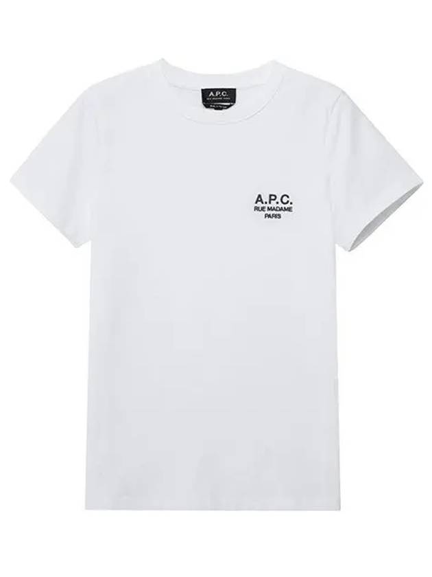 Wave Short Sleeve T-Shirt White - A.P.C. - BALAAN 2