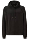 Light Fleece Logo Hoodie Black - CP COMPANY - BALAAN 2