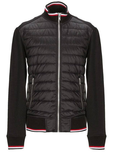 Assomption Sweat Zip-up Jacket Black - MOOSE KNUCKLES - BALAAN 1