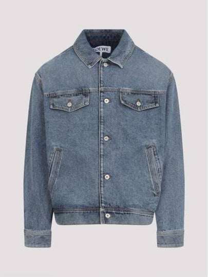 Regular Fit Denim Jacket Blue - LOEWE - BALAAN 2