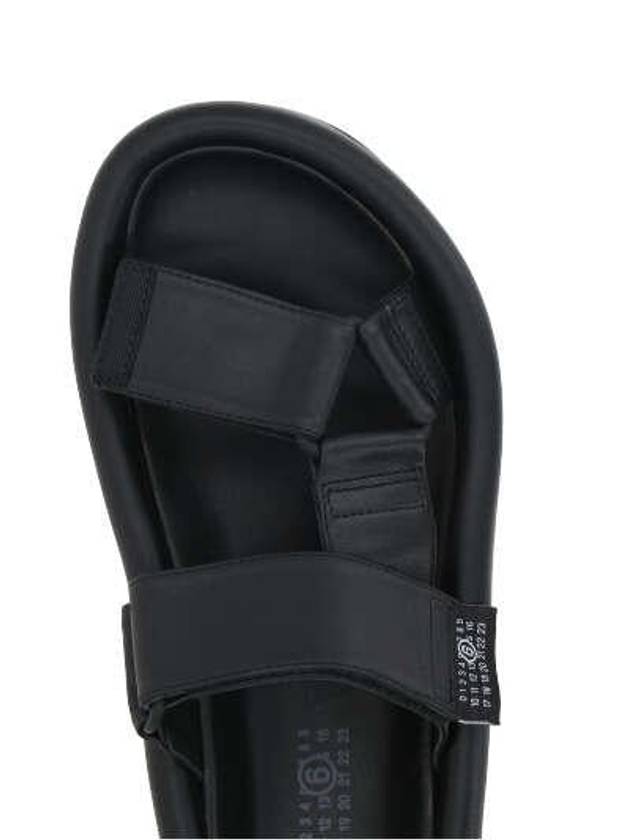 Webbing Slip-on Platform Sandals Black - MAISON MARGIELA - BALAAN 5