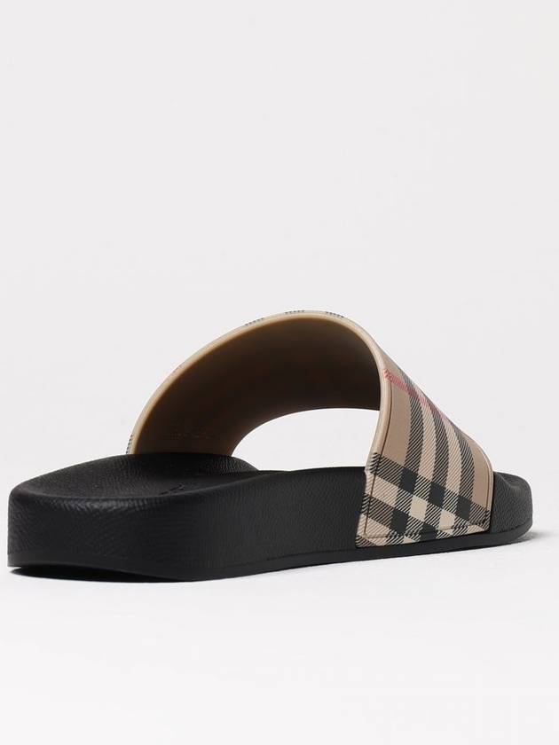 Check Furley Slippers Beige - BURBERRY - BALAAN 4