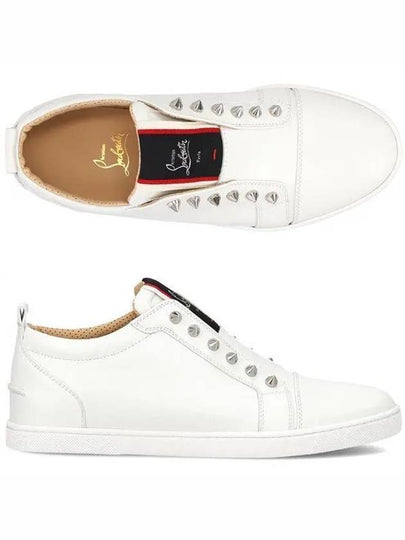 Fique A Vontade Low Top Sneakers White - CHRISTIAN LOUBOUTIN - BALAAN 2