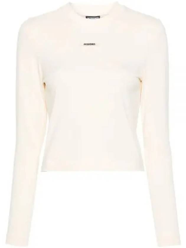 Le Gros Grain Manches Long Sleeve T-Shirt Light Beige - JACQUEMUS - BALAAN 2