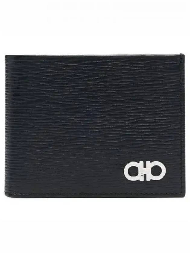 Gancini Half Wallet Black - SALVATORE FERRAGAMO - BALAAN 2