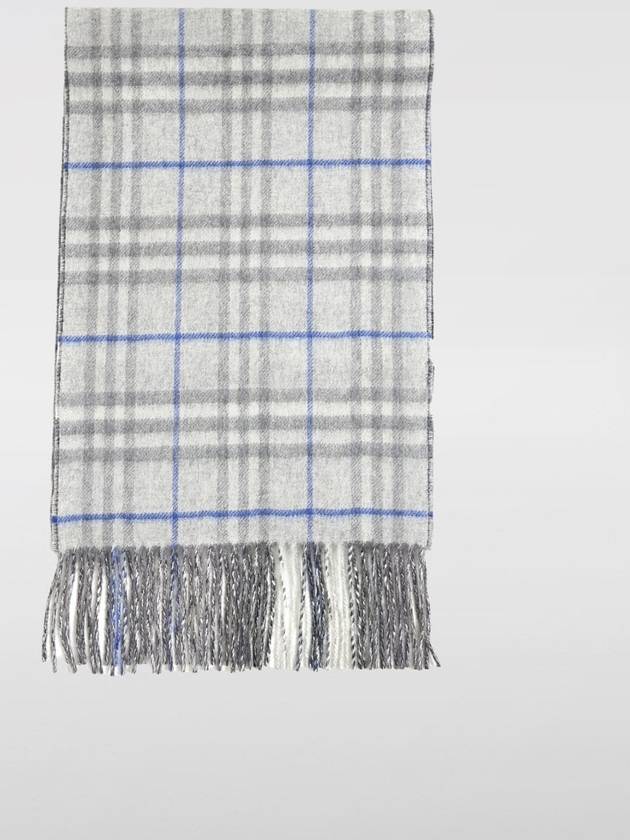 Reversible contrast checked cashmere scarf - BURBERRY - BALAAN 1