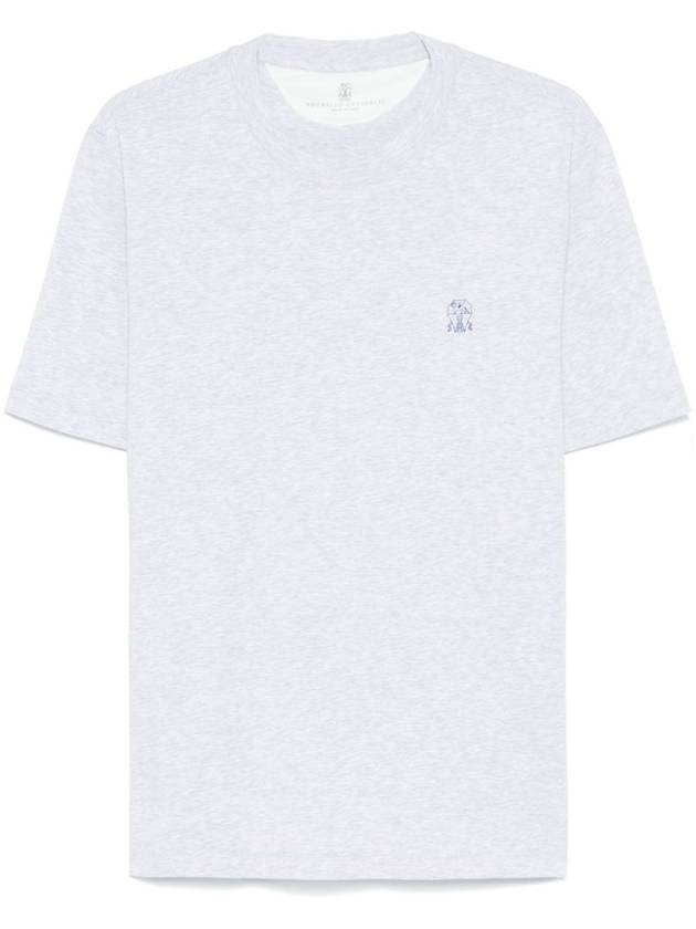 Brunello Cucinelli T-shirts and Polos Light Grey - BRUNELLO CUCINELLI - BALAAN 1