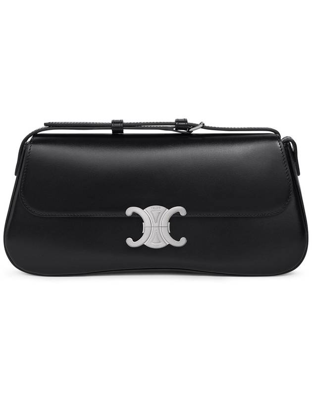 Medium Calfskin Shoulder Bag Black - CELINE - BALAAN 7