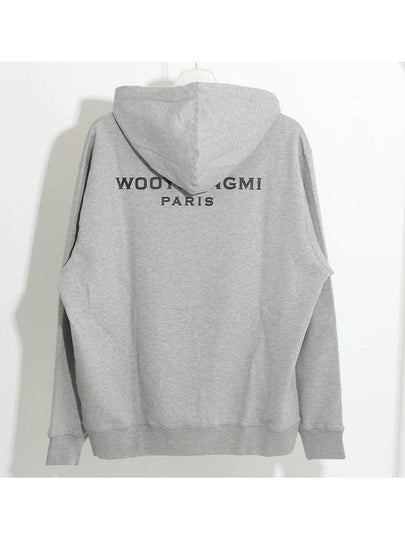 Back logo cotton hood gray - WOOYOUNGMI - BALAAN 2