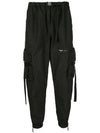 11Th Anniversary Parachute Cargo Baggy Pants Black - OFF WHITE - BALAAN 3