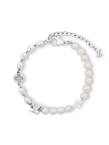 Pearls Fusion Bracelet Silver - LOUIS VUITTON - BALAAN 1