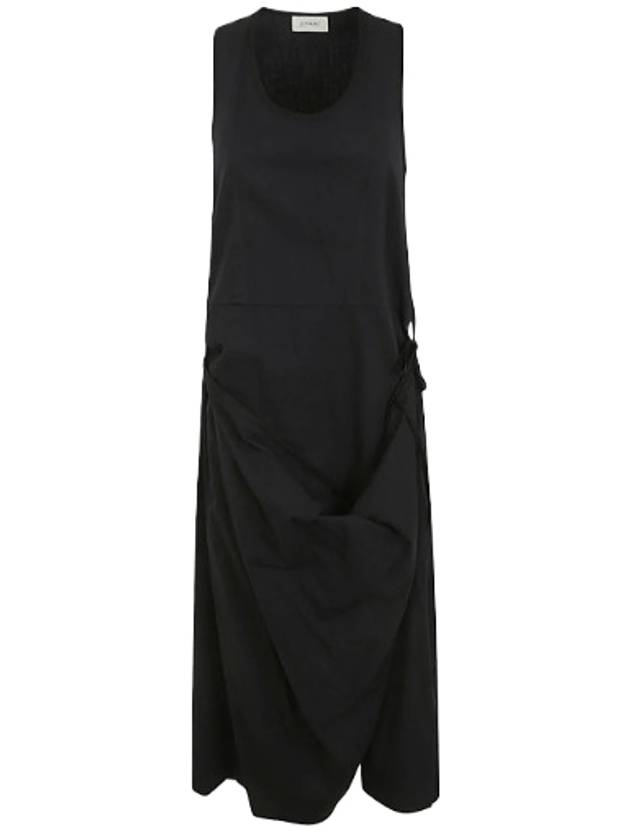 Sleeveless Wrap Midi Dress Midnight Indigo - LEMAIRE - BALAAN 2