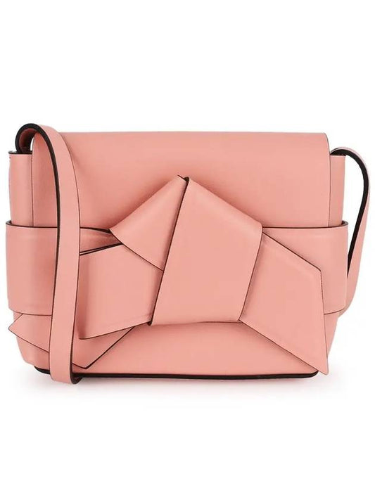 Musubi Mini Leather Cross Bag Salmon Pink - ACNE STUDIOS - BALAAN 2