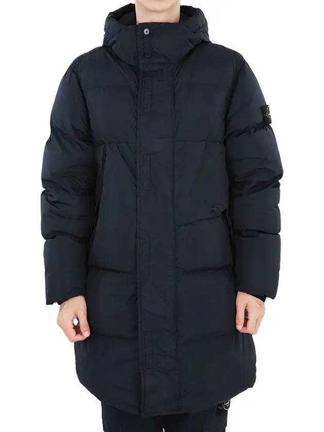 Wappen Patch Crinkle Labs Padding Navy - STONE ISLAND - BALAAN 3