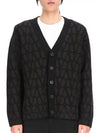 Iconography Wool Cardigan Brown - VALENTINO - BALAAN 2