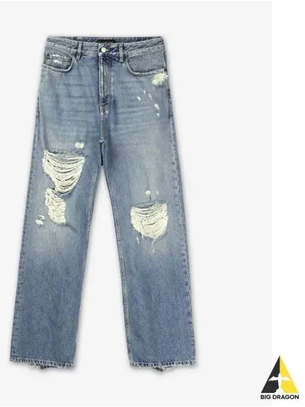 Distressed straight jeans 745151THW25 - BALENCIAGA - BALAAN 2