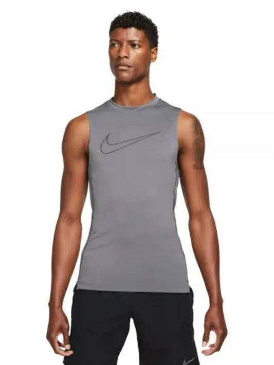 Pro Dri Fit Tight Fit Sleeveless Grey - NIKE - BALAAN 2