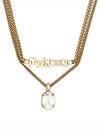 Graffiti Chain Necklace Gold - ALEXANDER MCQUEEN - BALAAN 2