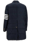 Men's 4 Bar Stripe Matte Finish Padding Navy - THOM BROWNE - BALAAN 4