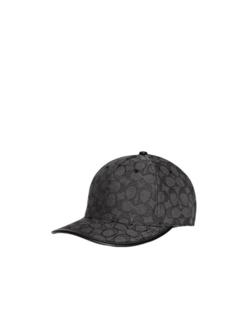 Signature Jacquard Ball Cap Grey - COACH - BALAAN 1